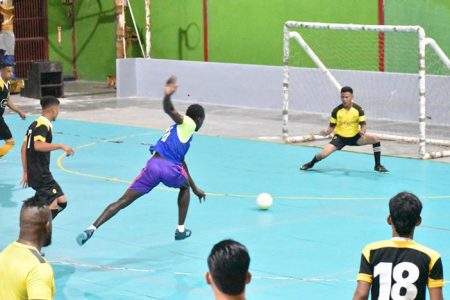 Flashback – An earlier scene from the MVP Sports Futsal
Championship at the National Gymnasium, Mandela Avenue