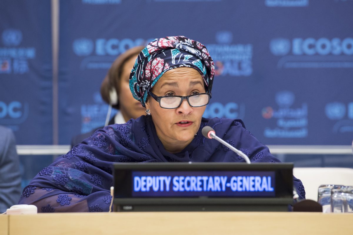Deputy U.N. chief Amina Mohammed