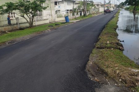 The Ministry of Public Works is undertaking major rehabilitation works on Eping Avenue. The road had deteriorated significantly in recent  months. 