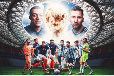 Today’s  World Cup final between Argentina and France is a clash of the titans of global soccer. (Graphic by Stefan Milic/Yahoo Sports)