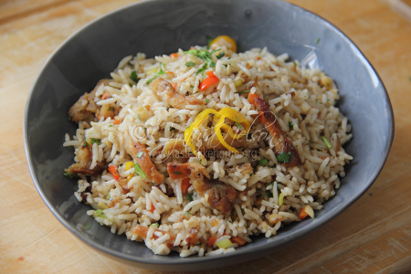 Salt Fish Fried Rice (Photo by Cynthia Nelson)
