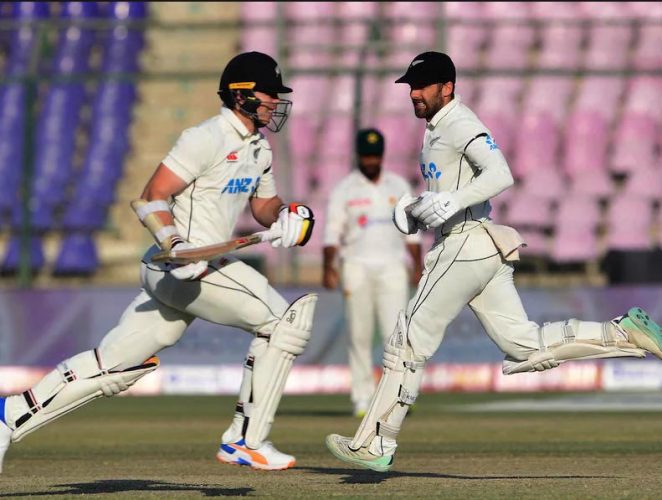 New Zealand ended day four of the 2nd Test in a dominant position against hosts Pakistan
