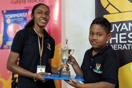 Aquilani Swaminadha is the Open U-12 champion