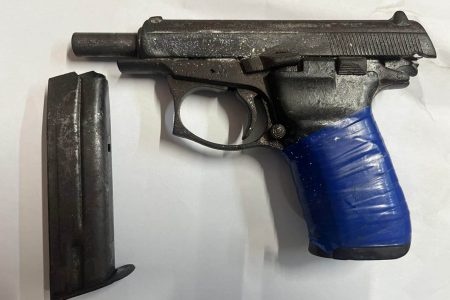 The firearm that was found (Police photo)
