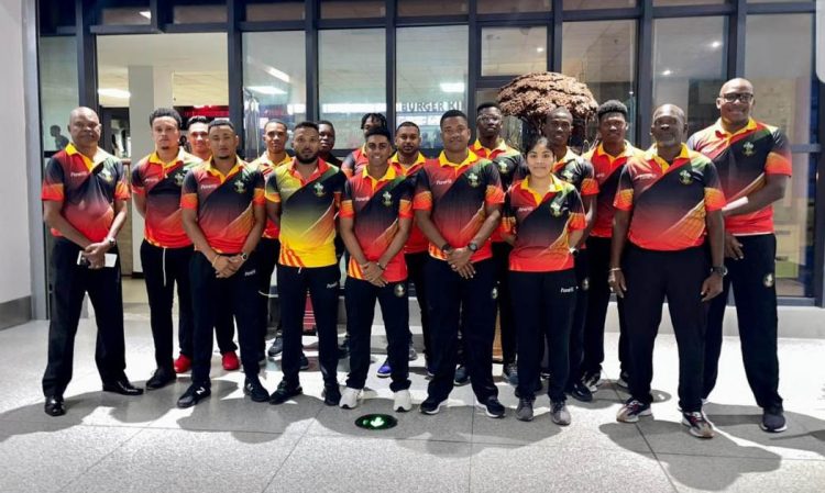 The Guyana Harpy Eagles squad have departed
