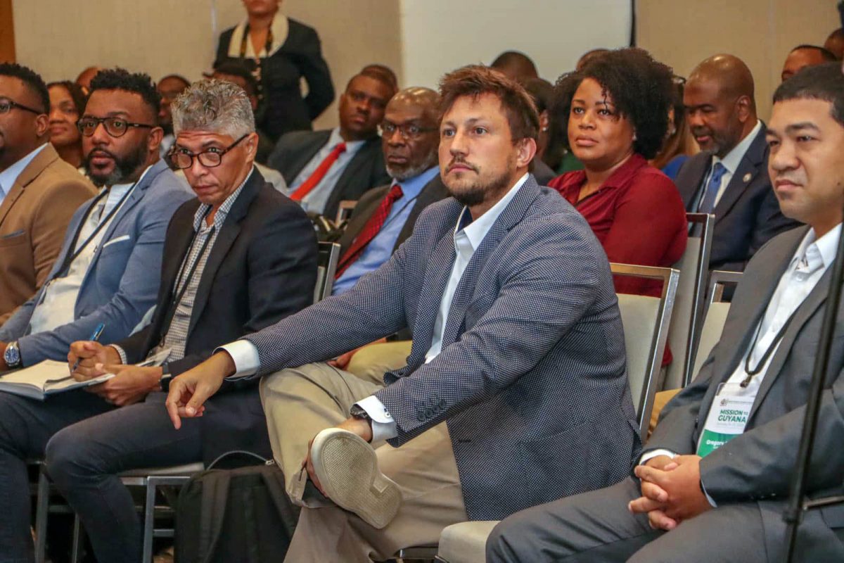 Part of the Jamaica delegation (Ministry of Finance photo)