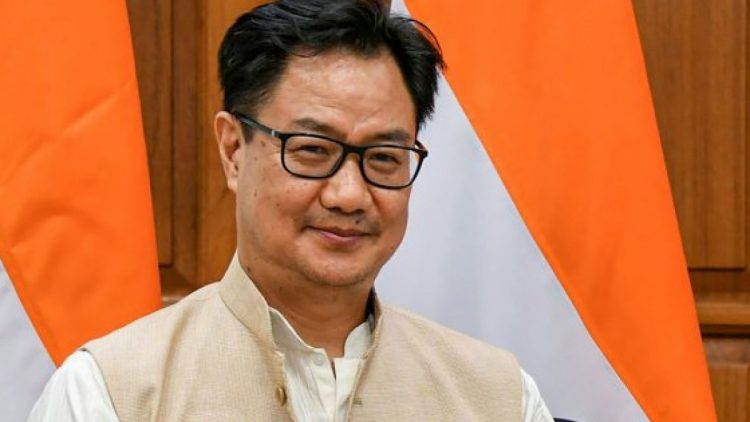 Law Minister Kiren Rijiju