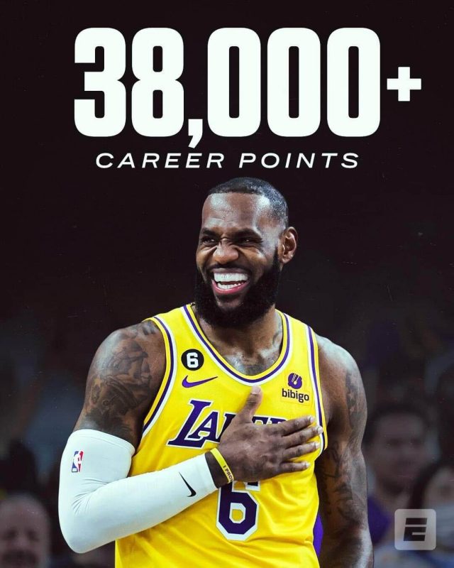 LeBron Becomes Second Player To Score 38,000 Points - Stabroek News