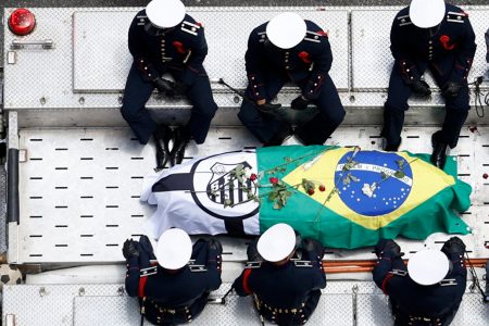  Brazil’s soccer legend King
Pele was laid to rest yesterday.