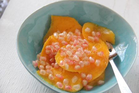 Taste in season - Pomegranate and Mangoes (Photo by Cynthia Nelson)