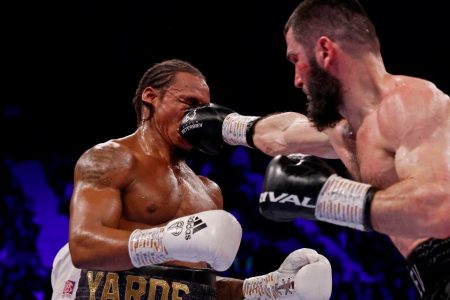 Artur Beterbiev in action against Anthony Yarde Action Images via Reuters/Andrew Couldridge
