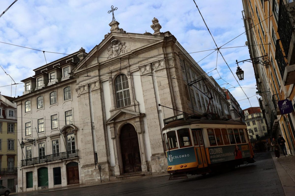 A church is seen on the day Portugal’s commission investigating allegations of historical child sexual abuse by members of the Portuguese Catholic church will unveil its report, in Lisbon, Portugal, February 13, 2023. REUTERS/Pedro Nunes