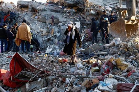 Destruction at Kahramanmaras  (Reuters photo)