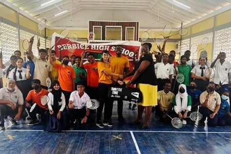 The Guyana Badminton Association took the sport to Berbice as part of its outreach programme.