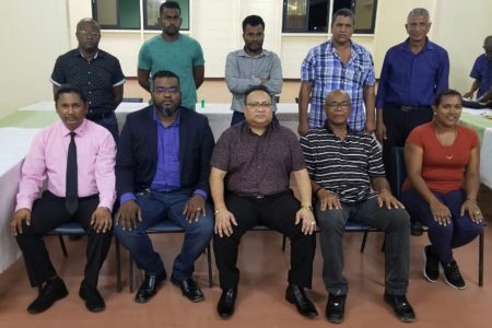 The recently-elected members of the Demerara Cricket Board