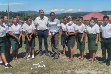 Scenes from the Guyana Golf Association (GGA) and Nexgen Golf Academy recent outreaches in Regions 6 and 8 in an effort to boost the development of Golf in Guyana.