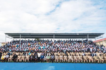 Inspectors and Sergeants at the opening of the conference yesterday (Ministry of Home Affairs photo)