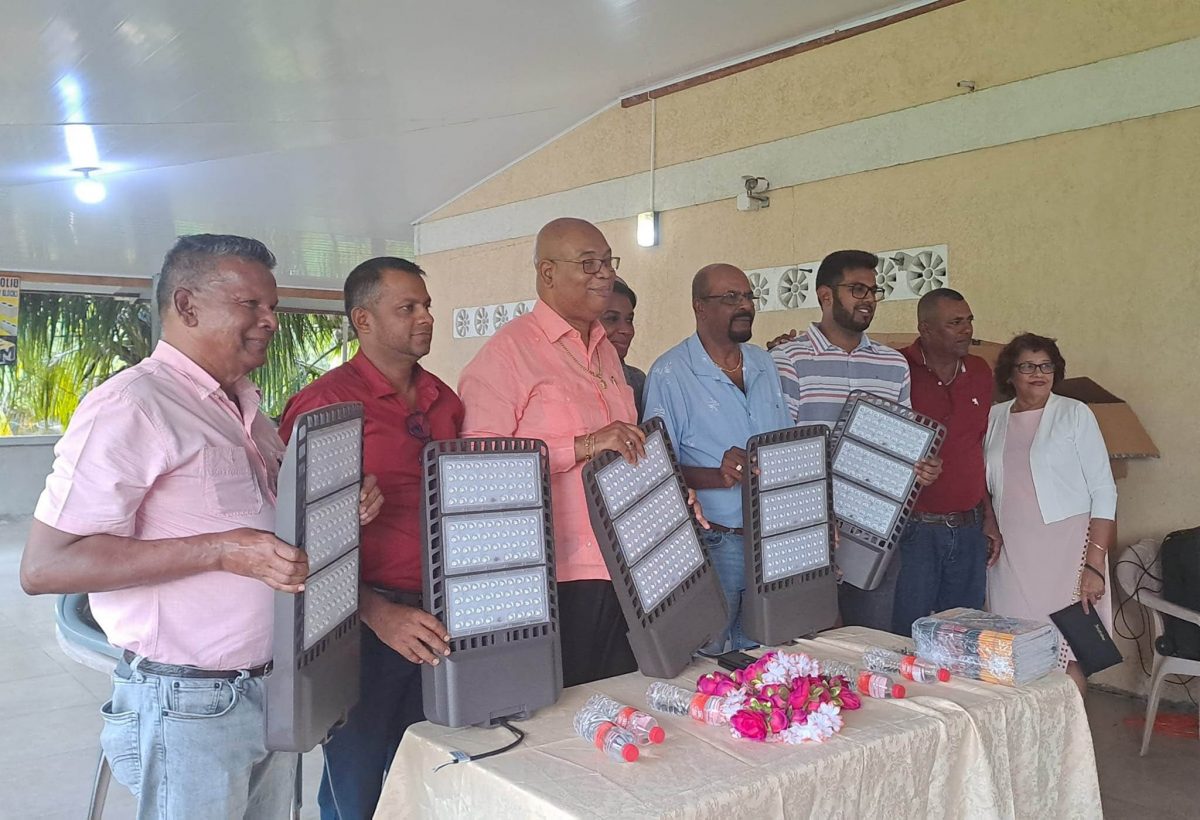 Mahadeo Panchu is fourth from right (Ministry of Public Works photo)