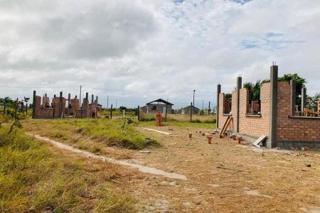 One of the houses under construction (CHPA photo) 