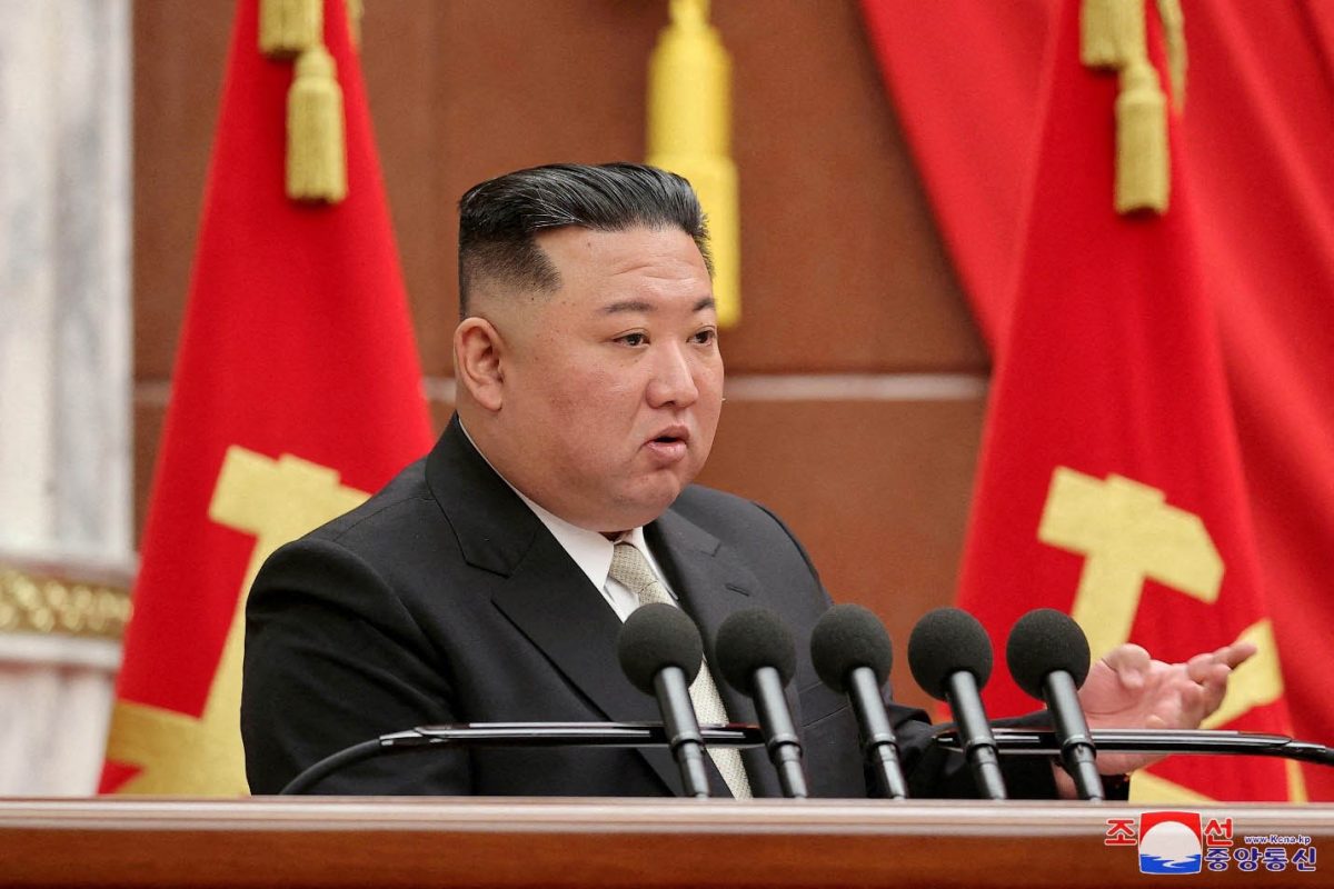 North Korean leader Kim Jong Un attends the 7th enlarged plenary meeting of the 8th Central Committee of the Workers’ Party of Korea (WPK) in Pyongyang, North Korea, March 1, 2023 in this photo released by North Korea’s Korean Central News Agency (KCNA). (Reuters photo)