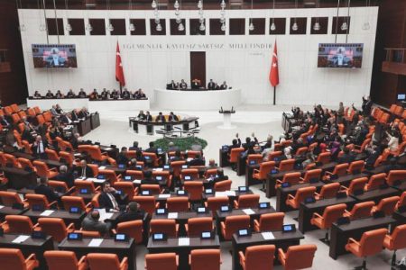 Turkish lawmakers vote in favor of Finland’s bid to join NATO, Mar 30, 2023, at the parliament in Ankara, Turkey. (Photo: AP/Burhan Ozbilici)
