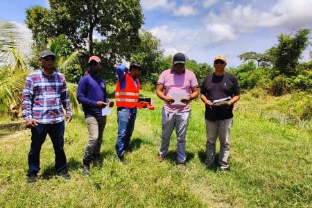 This CHPA photo shows one of the teams in the field.
