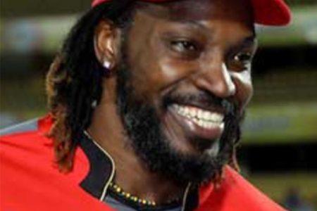 Iconic former West Indies left-hander Chris Gayle. 