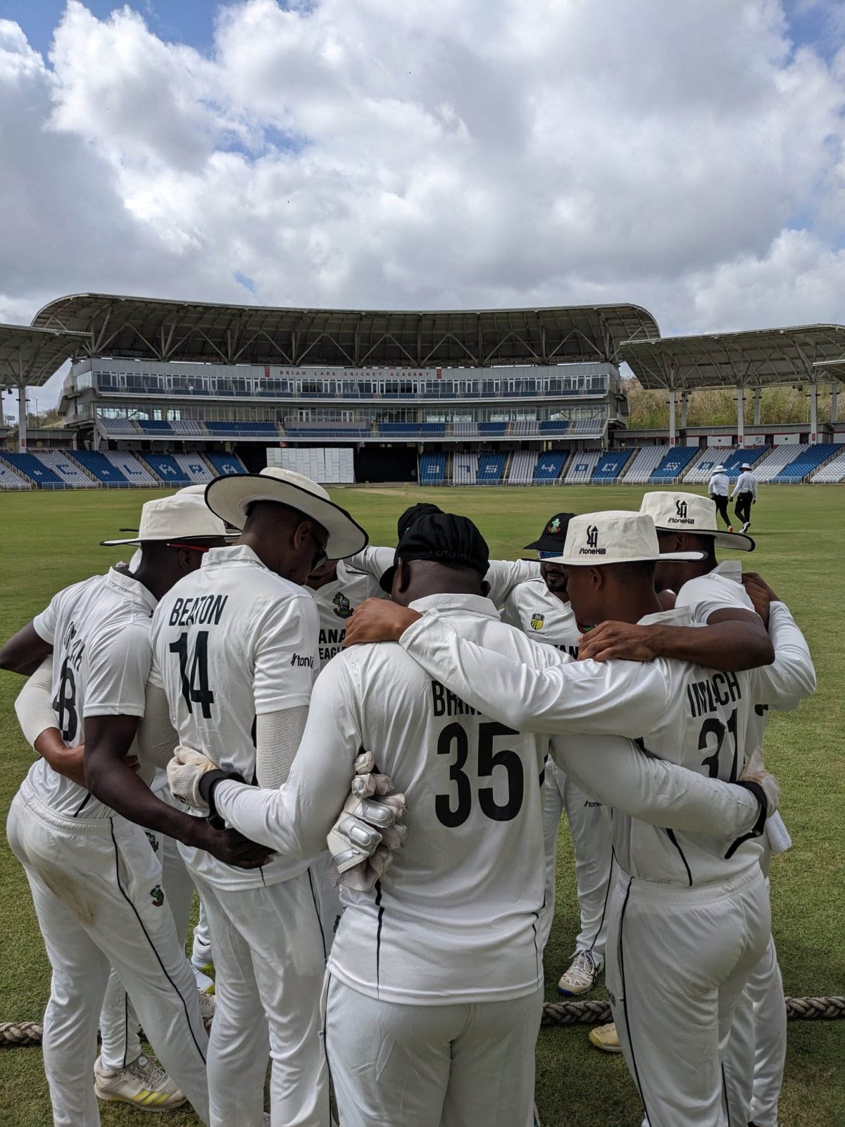 Guyana Harpy Eagles enter the final round 10 points clear.
