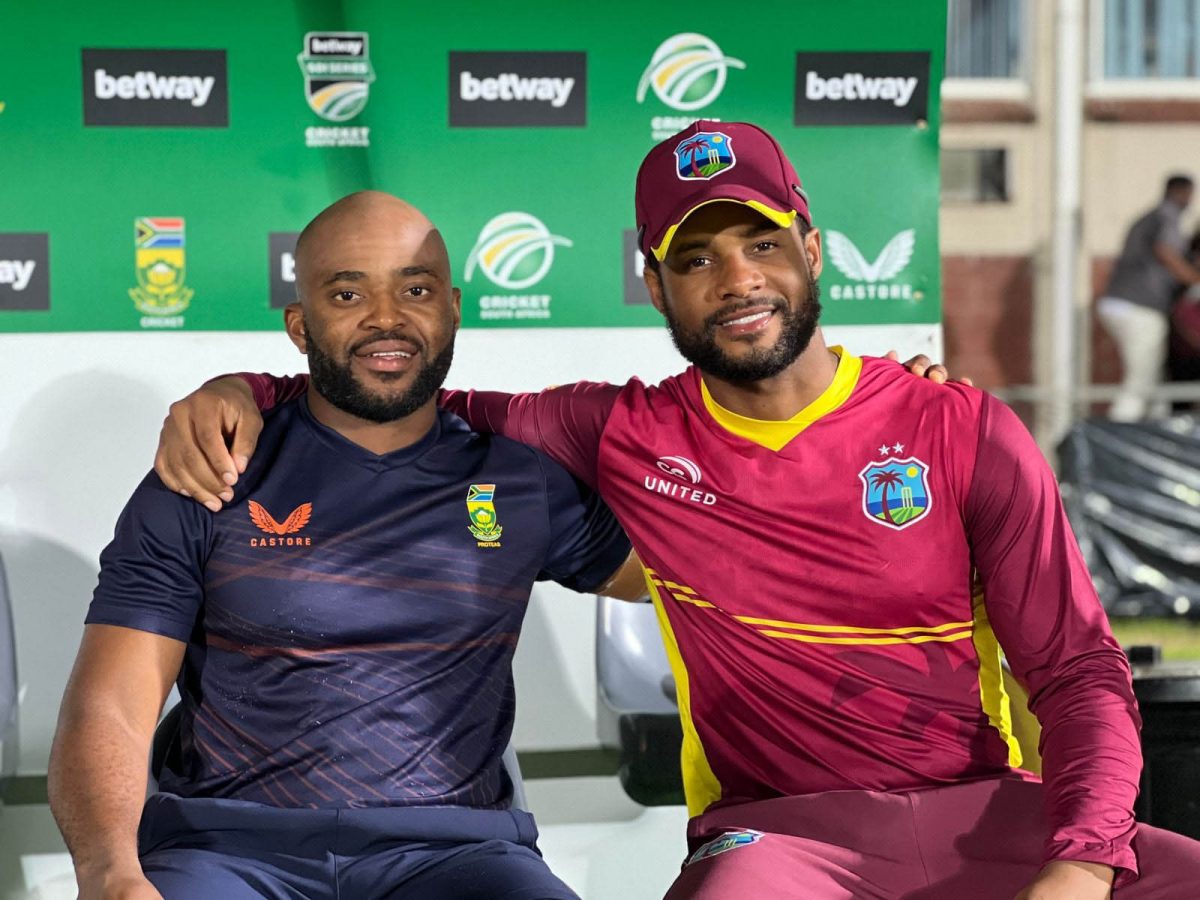 West Indies captain Shai Hope and South Africa’s Temba Bavuma each scored a century in Saturday’s second One Day International which the West Indies won.