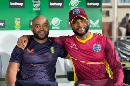 West Indies captain Shai Hope and South Africa’s Temba Bavuma each scored a century in Saturday’s second One Day International which the West Indies won.