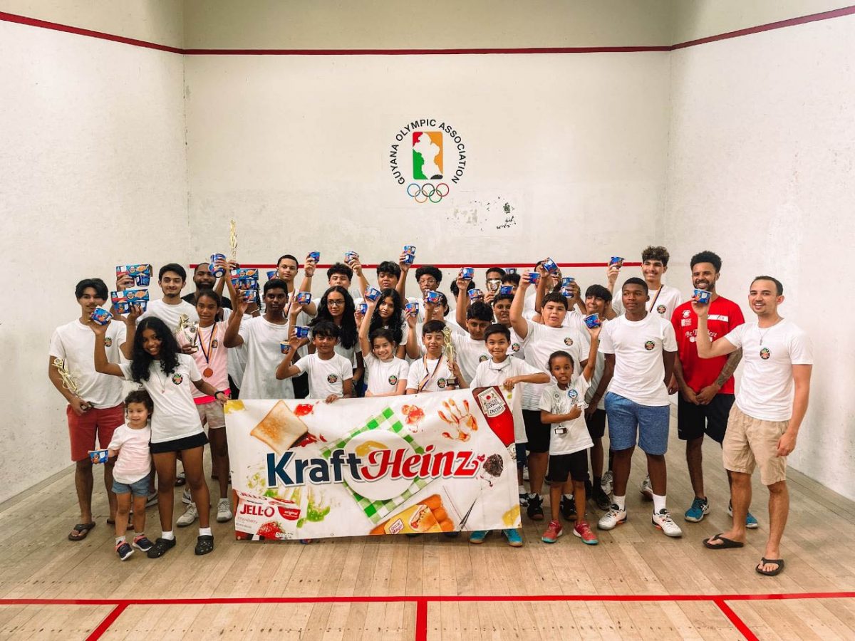 The top performers of the Kraft Heinz Junior Squash Championships which ended Monday evening.
