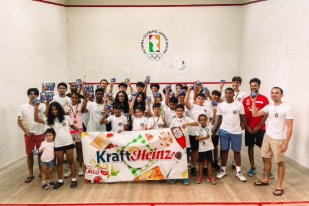 The top performers of the Kraft Heinz Junior Squash Championships which ended Monday evening.
