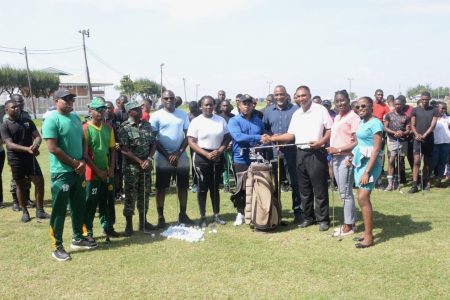 The Guyana Golf Association and Nexgen Golf Academy joined forces with the Guyana Defence Force to create a specialized training programme for service men and women and their families at Base Camp Ayanganna. 