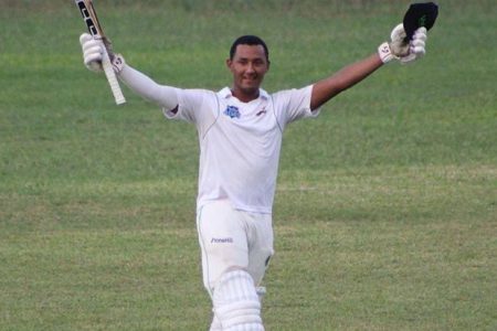 Essequibo’s Kemol Savory struck his maiden first-class ton.