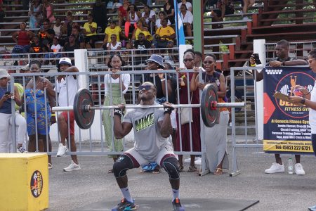 Omissi Williams and Semonica Duke were crowned the ‘King’ and ‘Queen’ of fitness following the ‘Mighty Malt Fitness Challenge’ on Sunday. (Emmerson Campbell photos)
