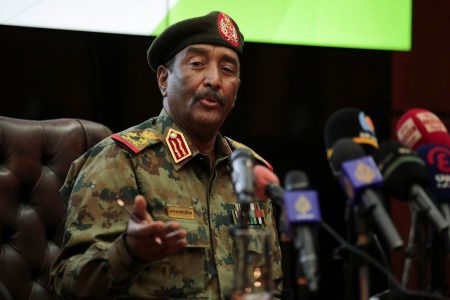Army chief General Abdel Fattah al-Burhan 