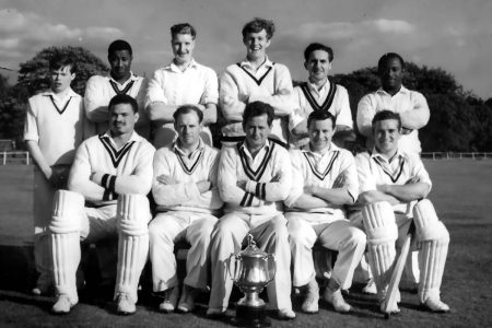 The Ashton team that won the Wood Cup in 1964; Reg Scarlett is seated first, left 