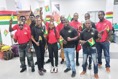 A confident, medal chasing boxing contingent departed last evening for St Lucia to compete in the Champions of Champions event which will conclude on Sunday.
