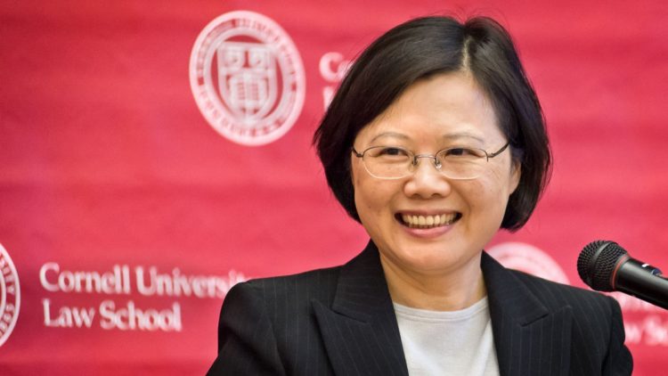 Taiwanese President
Tsai Ing-wen 