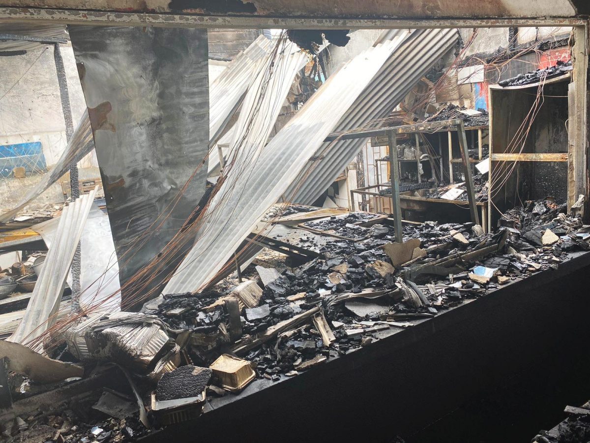 Fire destroys Mario’s Juice Bar and Grill - Stabroek News