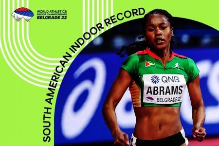 Aliyah Abrams wants to break the national 400m record this year.