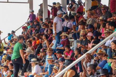 Community members in attendance of the rodeo (DPI photo)