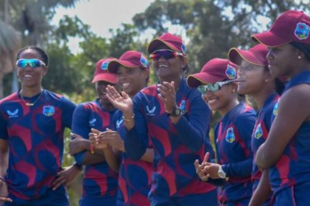 West Indies Women players during the recent High Performance Camp