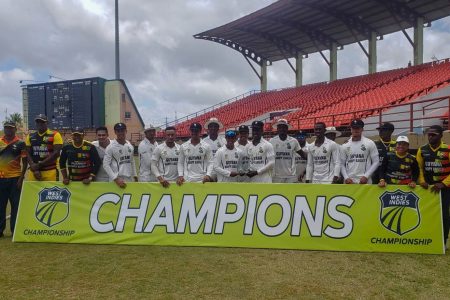 Guyana Harpy Eagles are the West Indies Champions for a sixth time
