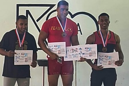 Dimitri Chan (right) chalked up a podium finish at the Cuban Classic Powerlifting Championship over the weekend.