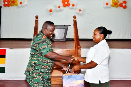 A farewell for Brigadier Godfrey Bess (GDF photo)
