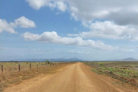  A shot of the Lethem trail taken recently shows that the upgrade work has been progressing. (DPI photo)
