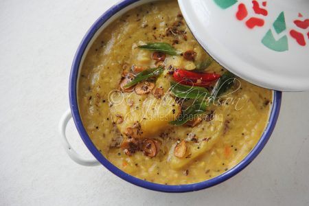 Mango Dhal made with just turning mangoes (Photo by Cynthia Nelson)