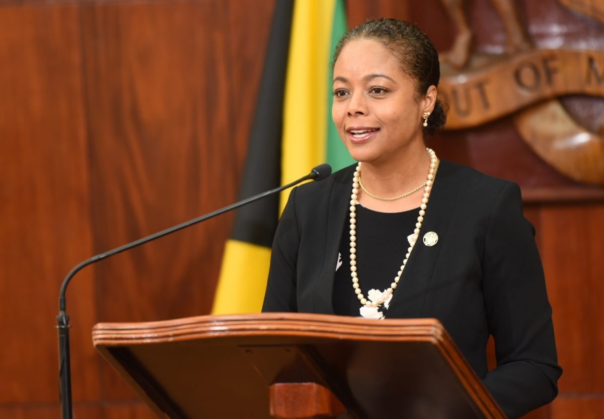 Legal and Constitutional Affairs Minister Marlene Malahoo Forte