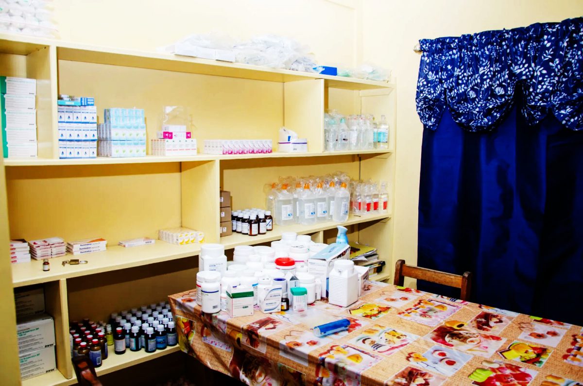 Medical supplies at the facility (DPI photo)